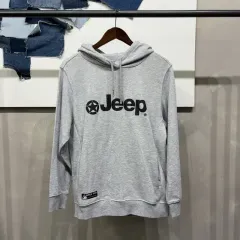 (100) ジープ カジュアル ストリート ロゴ プリンティング WHO フードTシャツのサムネイル