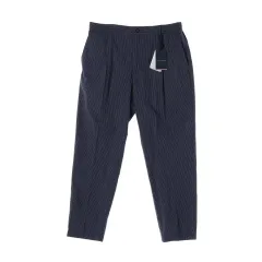 (新品)Tommy Hilfiger トミーヒルフィガー ウエスト後ろゴム ピンタック チノパンツ コットン スラックス ネイビー W38のサムネイル