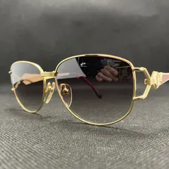 Yves Saint Laurent　イヴサンローラン　サングラス　31-5677　ゴールド系　1987のサムネイル