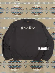 4 XL KAPITAL 30 クルー スウェットシャツ COOKY パッチ インク ブラックのサムネイル