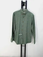 LACOSTE ラコステ シャツ 長袖 CHECK チェック シャツ グリーン 95