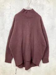 iCB アイシービー 長袖 ハイネックカシミヤ混 ニット セーター sizeS/茶 ■■ レディース