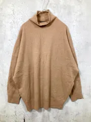 iCB アイシービー ウール カシミヤ混 ハイネック 長袖 ニット セーター sizeS/ベージュ ■■ レディース