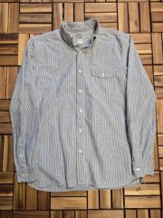 Atlast&co ワッペンワークシャツ グレー×黒 マチ付き 新品 - メルカリ