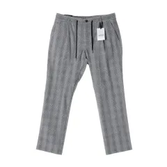 (新品) Tommy Hilfiger トミーヒルフィガー CHECK 밴딩 コットン イージー パンツ ズボン グレー W36のサムネイル
