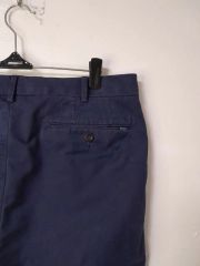 01 美品 ピーティーゼロウーノ コットンスラックス ブルー 50 XL 