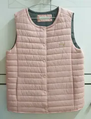 (未使用)GUESS ゲス スキズ ピンク ダウン ベスト 165のサムネイル