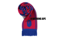 OS A BATHING APE アベイシングエイプ ジャカード ロゴ ロング スカーフ (マフラー)のサムネイル