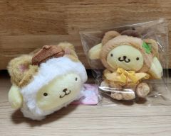 レア 未使用 2023 ハローキティ ポムポムプリン 動物 ぬいぐるみ