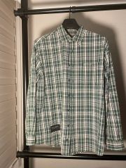 RATS コットンチェックシャツ M GREEN L/S 未使用 日本製 ラッツ