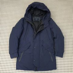 未使用品 ETONNE エトネ ダウン モッズコート 紺 S - メルカリ