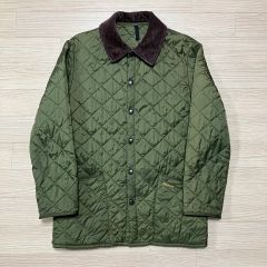 ヴィンテージBarbour バブアーキルティングジャケットカーキM199 