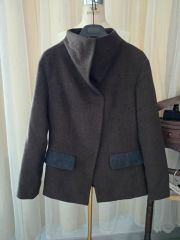 EV エブー ロングコート グリーン 超美品！ - メルカリ