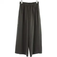 ナチュラルビューティーベーシック NATURAL BEAUTY BASIC 25SS ウエストギャザーリラックス パンツ M グレー ウエストゴム ワイドシルエット /AB ■OS