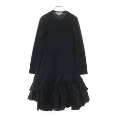 COMME des GARCONS COMME des GARCONS (コムデギャルソンコムデギャルソン) 25SS 裾フリルインナーチュール ワンピース レディース RO-T010 ブラックのサムネイル
