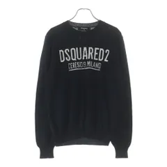 DSQUARED2 (ディースクエアード) 21AW フロントロゴ クルーネック ウールニット セーター ブラック S71HA1121 S17435のサムネイル