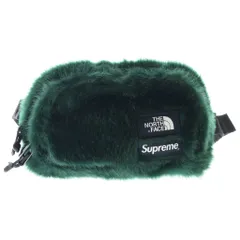 SUPREME (シュプリーム) 20AW ×THE NORTH FACE Faux Fur Waist Bag ザノースフェイス フェイク ファー ウエスト バッグ グリーン NF0A5G87のサムネイル