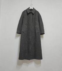 未使用 yuni ガンクラブ ウール ショールカラー コート ガウン ユニ