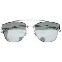 Dior HOMME (ディオールオム) メタリックレンズ メタルフレームサングラス アイウェア シルバー 0204FSのサムネイル