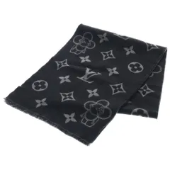 LOUIS VUITTON (ルイヴィトン) エシャルプ モノグラム ヴィヴィエンヌ ウールマフラー ブラックのサムネイル