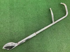 スティード400 マフラー 社外 中古 バイク 部品 NC26 STEED400 スチール 2in1 ゴードンフィッシュ カスタム素材に Pqのサムネイル