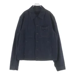 PRADA (プラダ) 23SS トライアングルロゴ デニム 長袖シャツ インディゴ GEB254のサムネイル