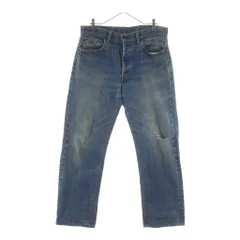 Levi's (リーバイス) 60-70S 505 BIG E ボタン裏刻印 5 ジップフライデニムパンツ ジーンズ 耳付き インディゴ