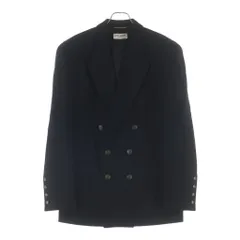 SAINT LAURENT PARIS (サンローランパリ) Double-Breasted Jacket メタルボタン 6Bダブルブレストコート 707006 Y2F64のサムネイル