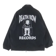 WACKO MARIA (ワコマリア) 25AW ×DEATH ROW RECORDS COACH JACKET デスロウレコーズ ナイロン スナップボタン ドローコード コーチジャケット ブラックのサムネイル