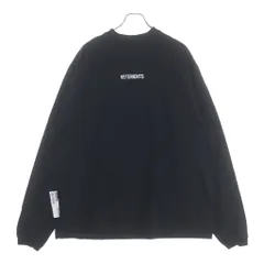 VETEMENTS (ヴェトモン) Logo Label Long-Sleeved T-Shirt ロゴラベル長袖Tシャツ ブラック GVA72XX001のサムネイル