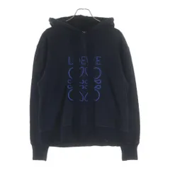 LOEWE (ロエベ) 刺繍アナグラムロゴ パーカー ネイビー 1722939のサムネイル