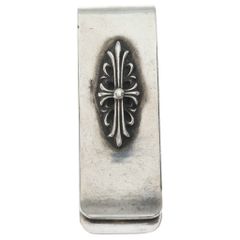 インボイスコピー付 CHROME HEARTS マネークリップ スモールクロス
