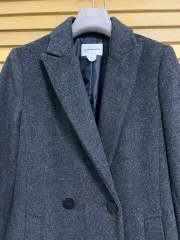 Club Monaco レディース チャコールグレー ウールコート アンゴラコート Sのサムネイル