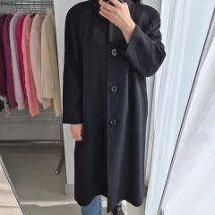 【VALENTINO】スカラップコート40 ピンク ノーカラーコート イタリア製 VALENTINO】スカラップコート40 ピンク ノーカラーコート イタリア製