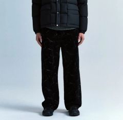 じゅ様　花刺繍のバレルレッグパンツ　2XL じゅ様 花刺繍のバレルレッグパンツ 2XL - メルカリ