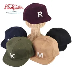 ベーシックエンチ Basiquenti ウールアルファベットアンパイアキャップ Wool Alphabet umpire Cap ウール キャップ 帽子 ショートつば カジュアル シンプル おしゃれ メンズ レディース ユニセックス UVカット s90438のサムネイル