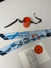 極美品 HERMES エルメス ブレード装飾 ラップデザイン キュロット