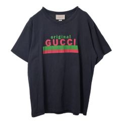 極美品〕GUCCI グッチ ブラック XS Tシャツ 国内正規品 5S286 - メルカリ