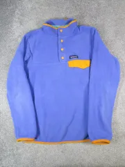 16SS patagonia パタゴニア Synchilla（シンチラ） スナップ-T PURPLE パープル/イェロー
