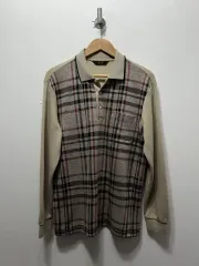 ダックス チェック 長袖 カラ Tシャツ 100のサムネイル