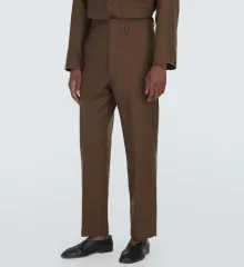 LEMAIRE ルメール maxi chino pants ブラウンマッシュルーム 46のサムネイル