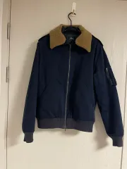 アーペーセー (a.p.c.) マンチェスター パイロットジャンパー ブルゾン ネイビー Mのサムネイル