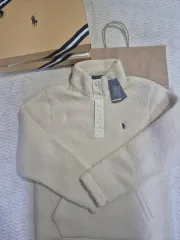 (新品)ポロ ラルフローレン モックネック シープスキン フリース スウェット