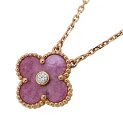 ヴァン・クリーフ＆アーペル(Van Cleef & Arpels) ヴァンクリーフ＆アーペル ネックレス  アルハンブラ 1PD 18KPG ピンクゴールド ダイヤモンド ロードナイト ピンクレディース P2677303のサムネイル