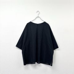 ヤンマ産業会津木綿たっぷりギャザーブラウス黒未使用品 - メルカリ