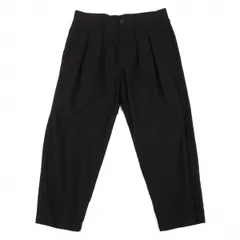 トリココムデギャルソンtricot COMME des GARCONS コットンウールギャバクロップドパンツ 黒Sのサムネイル