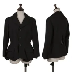 ジュンヤワタナベ コムデギャルソンJUNYA WATANABE COMME des GARCONS バックカッティングウールジャケット 濃紺Mのサムネイル