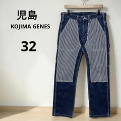 未使用✨KOJIMA GENES 児島ジーンズ ストライプ ワークパンツ W38 未使用✨KOJIMA GENES 児島ジーンズ ストライプ ワークパンツ W38
