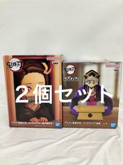미개봉 귀멸의 칼날 피그 라이프 동마 HYOKOFIG 슌몬 禰豆子 피규어 2종 세트 LF5270 f101