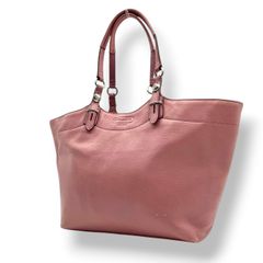 良品 coach コーチ A4可 肩かけ ワンショルダーバッグ レザー ベージュ 